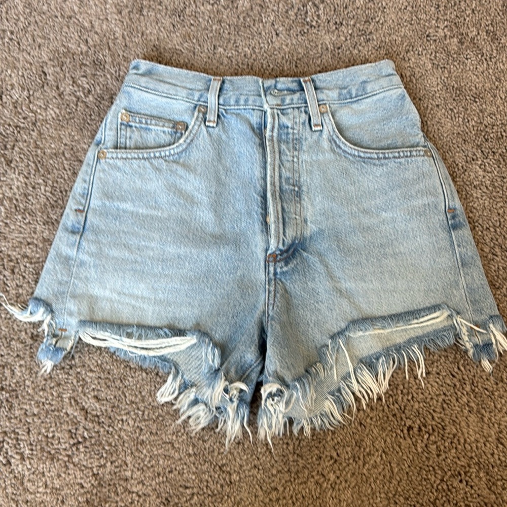 Agolde denim shorts